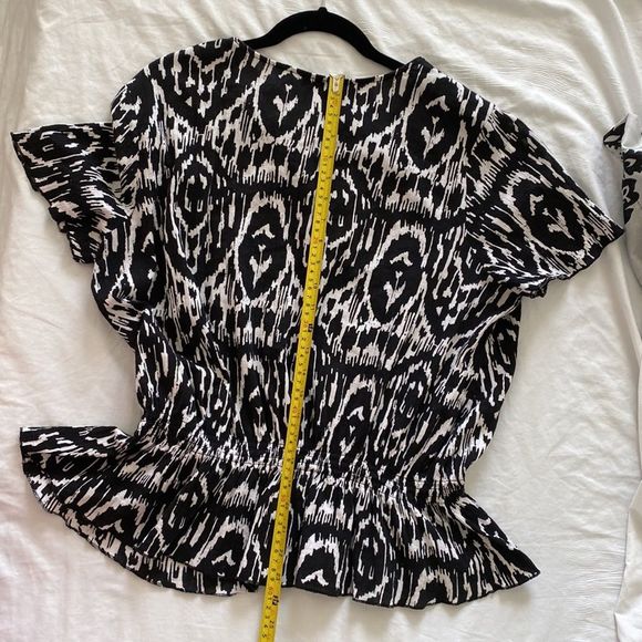 Oso casual two piece skirt, size extra, large, black, and white - Picture 5 of 10